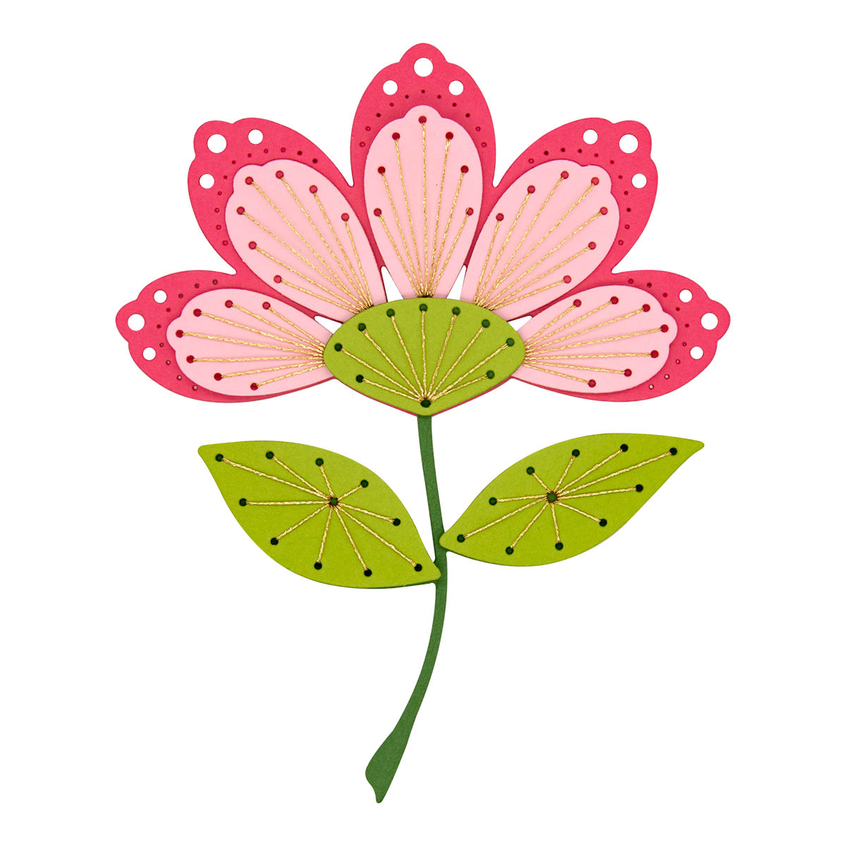 November 2023 Stitching Die of the Month Preview & Tutorials – Grand Stitched Blooms