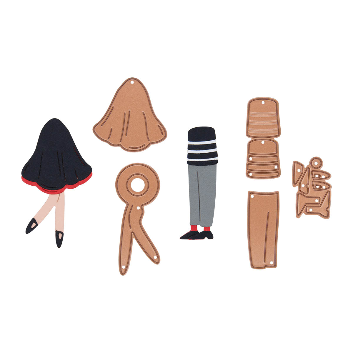 December 2023 Small Die of the Month Preview & Tutorials – Sneaking a Kiss