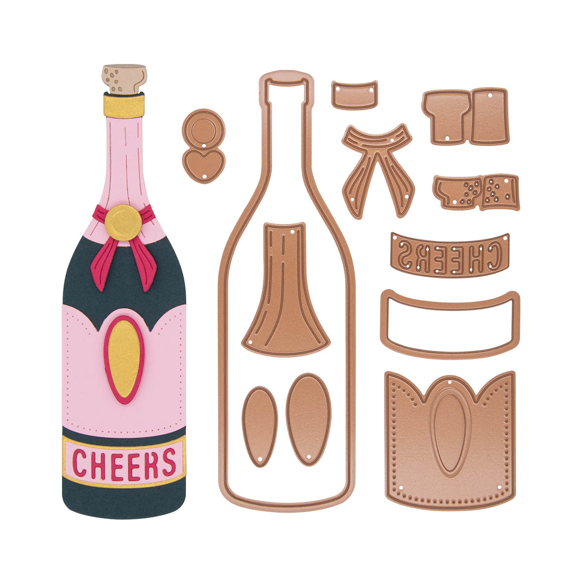 December 2023 Large Die of the Month Preview & Tutorials &ndash; Cheers to Us