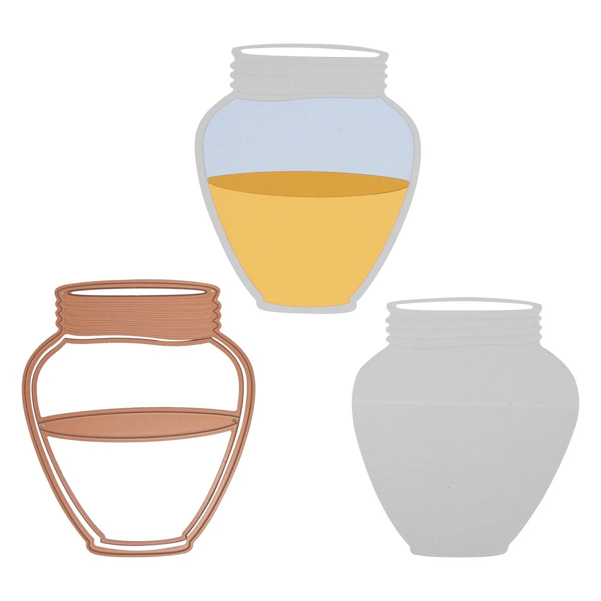 January 2024 Large Die of the Month Preview & Tutorials – Honey Bee Jar