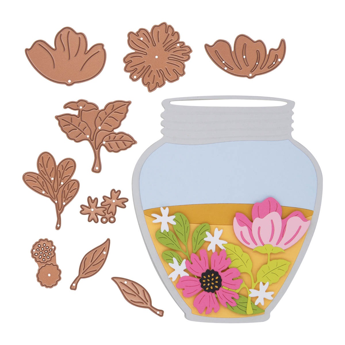 January 2024 Large Die of the Month Preview & Tutorials – Honey Bee Jar