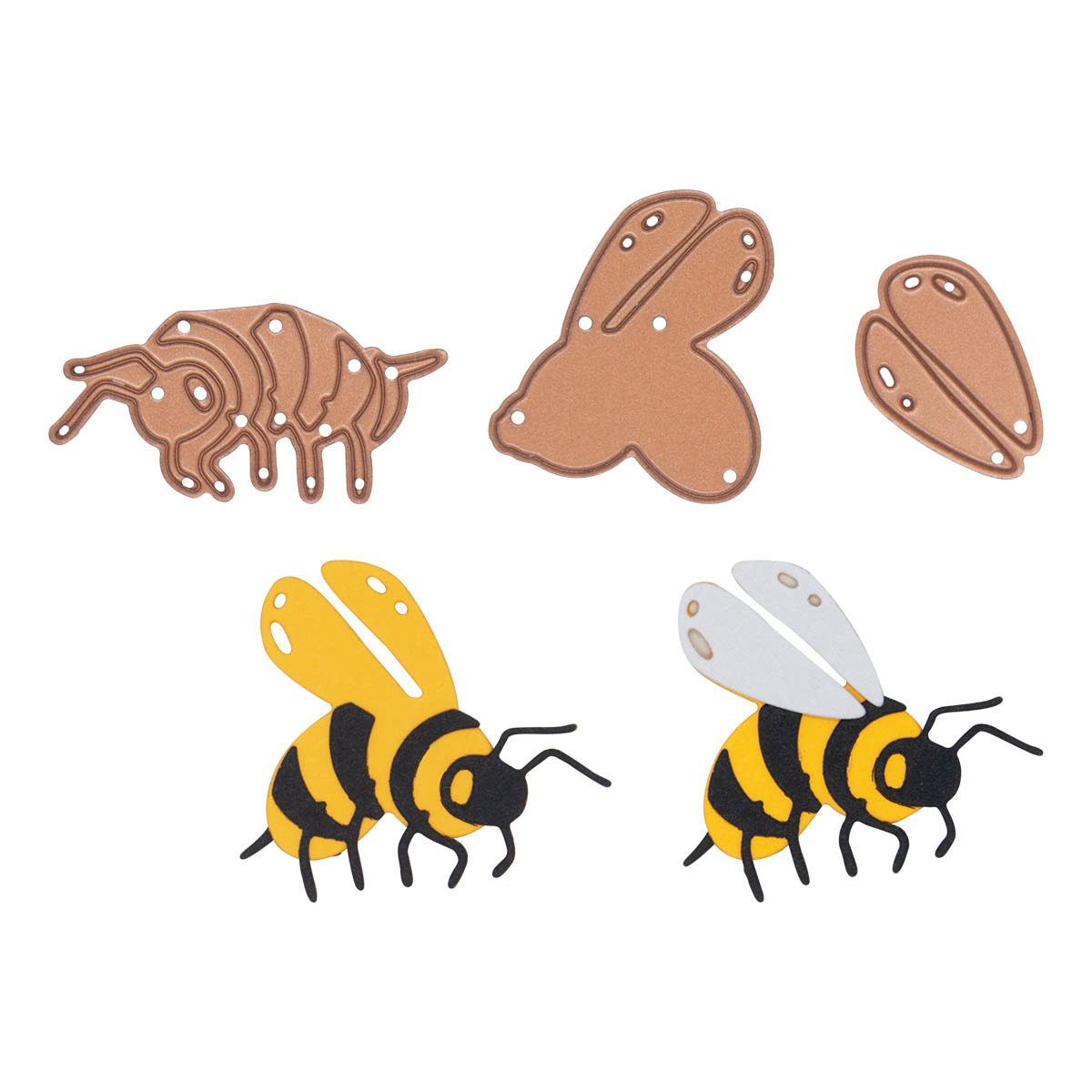 January 2024 Large Die of the Month Preview & Tutorials – Honey Bee Jar