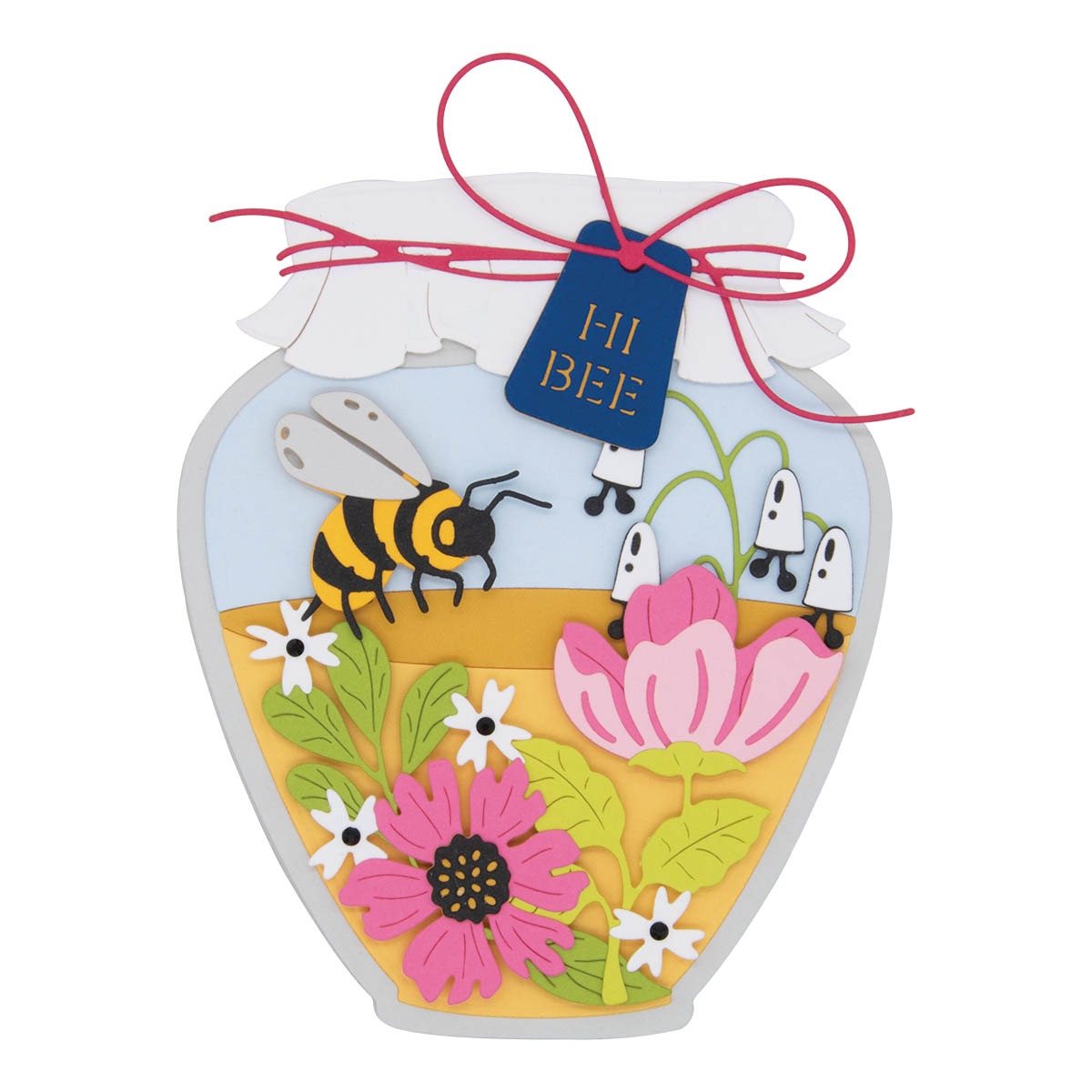 January 2024 Large Die of the Month Preview & Tutorials – Honey Bee Jar