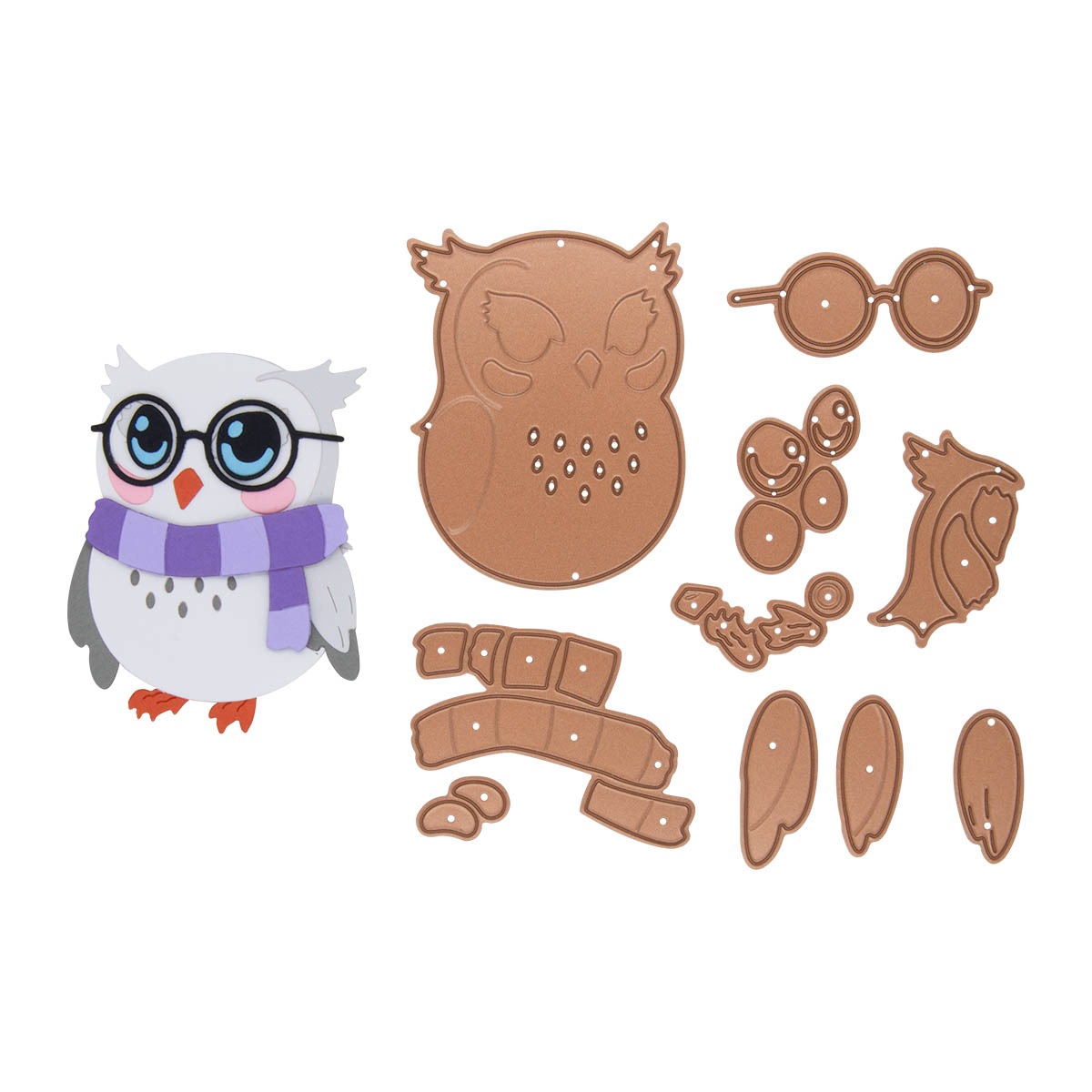 March 2024 Small Die of the Month Preview & Tutorials &ndash; Wise Owl