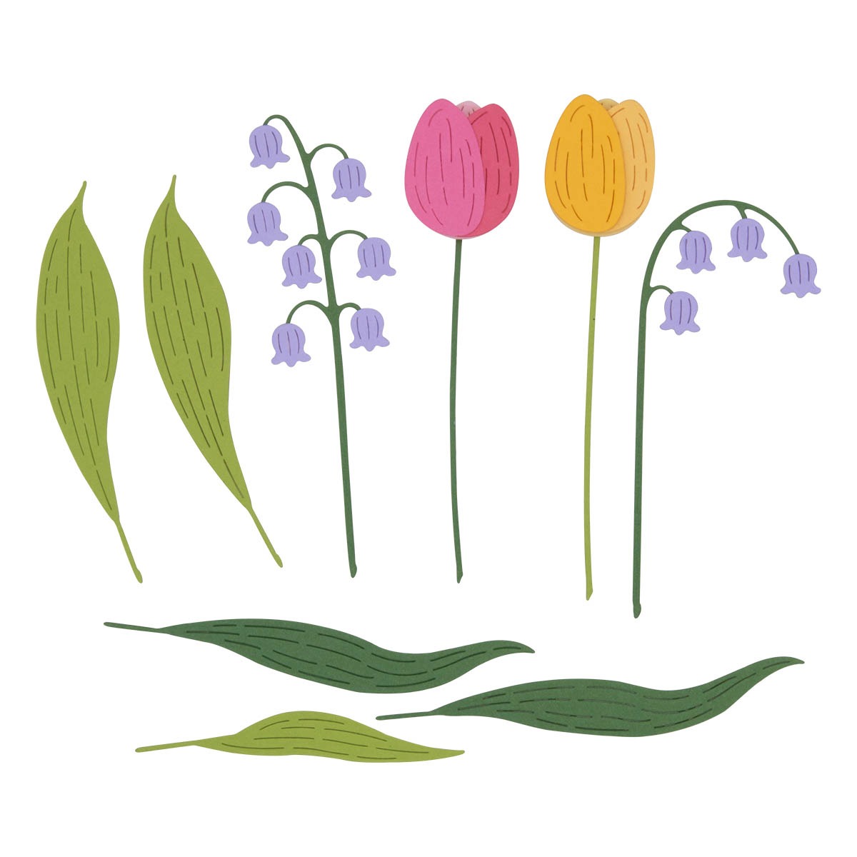 February 2024 Large Die of the Month Preview & Tutorials – Floral Bunny Basket