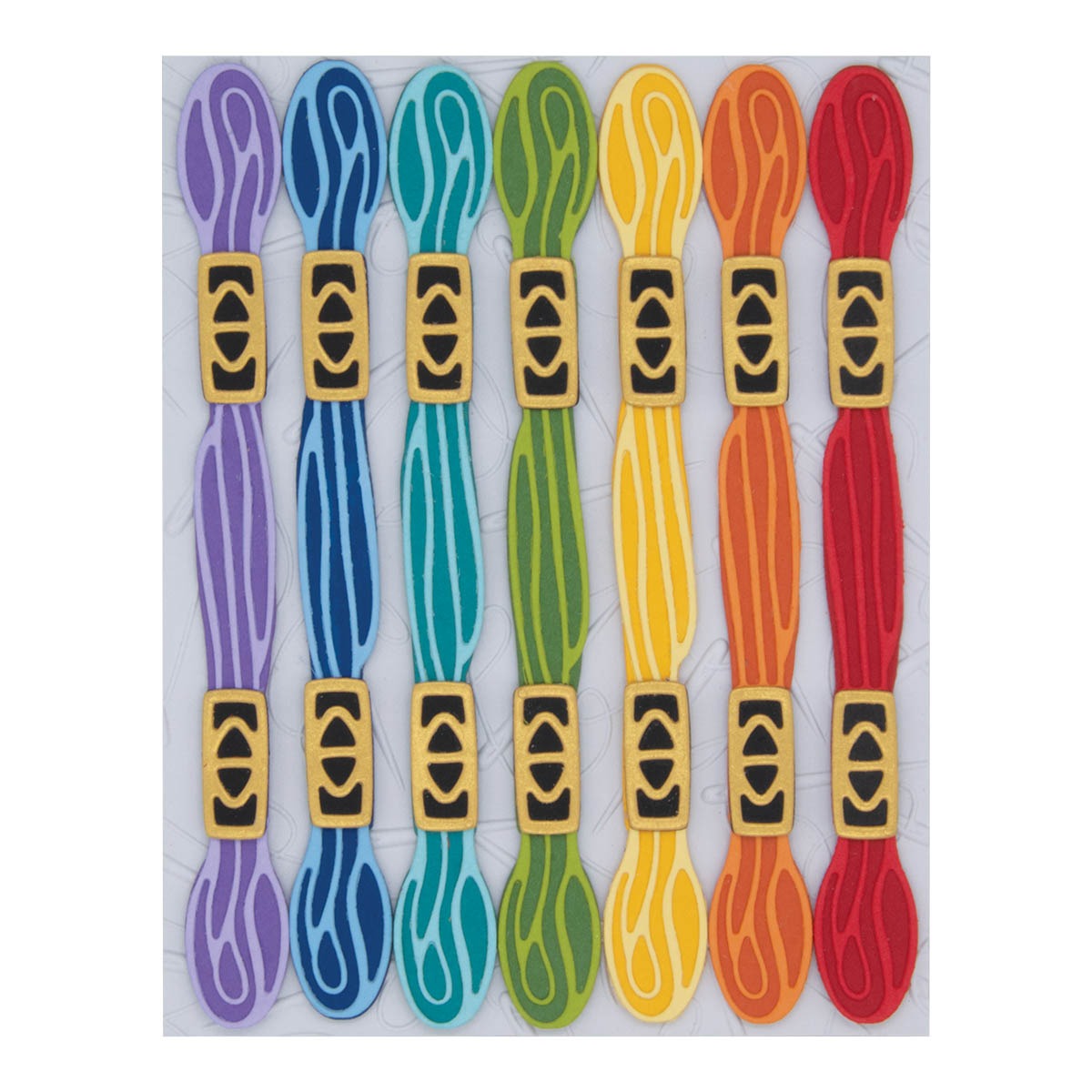 April 2024 Small Die of the Month Preview & Tutorials – Faux Stitched Sentiments & Floss