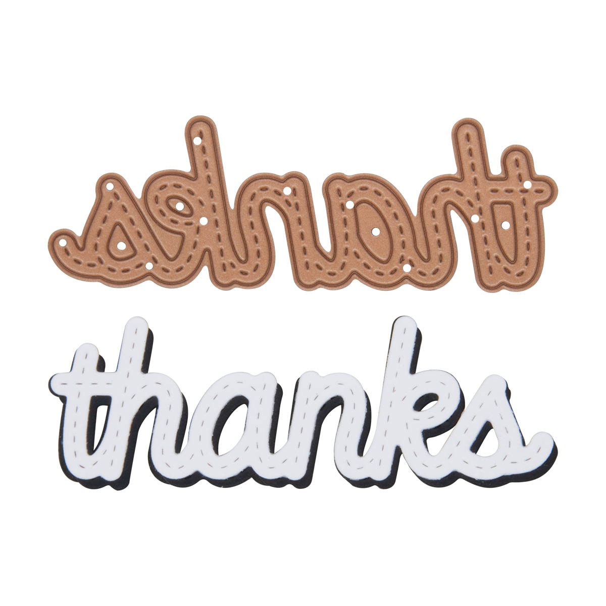 April 2024 Small Die of the Month Preview & Tutorials – Faux Stitched Sentiments & Floss