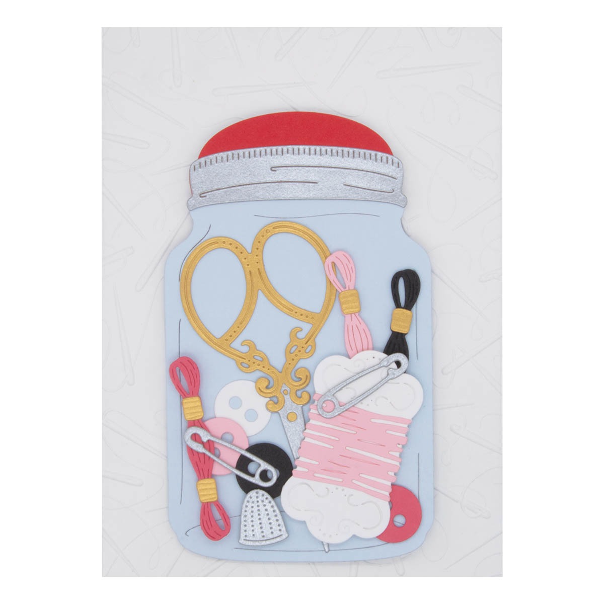 April 2024 Large Die of the Month Preview & Tutorials – Pins & Needles Jar