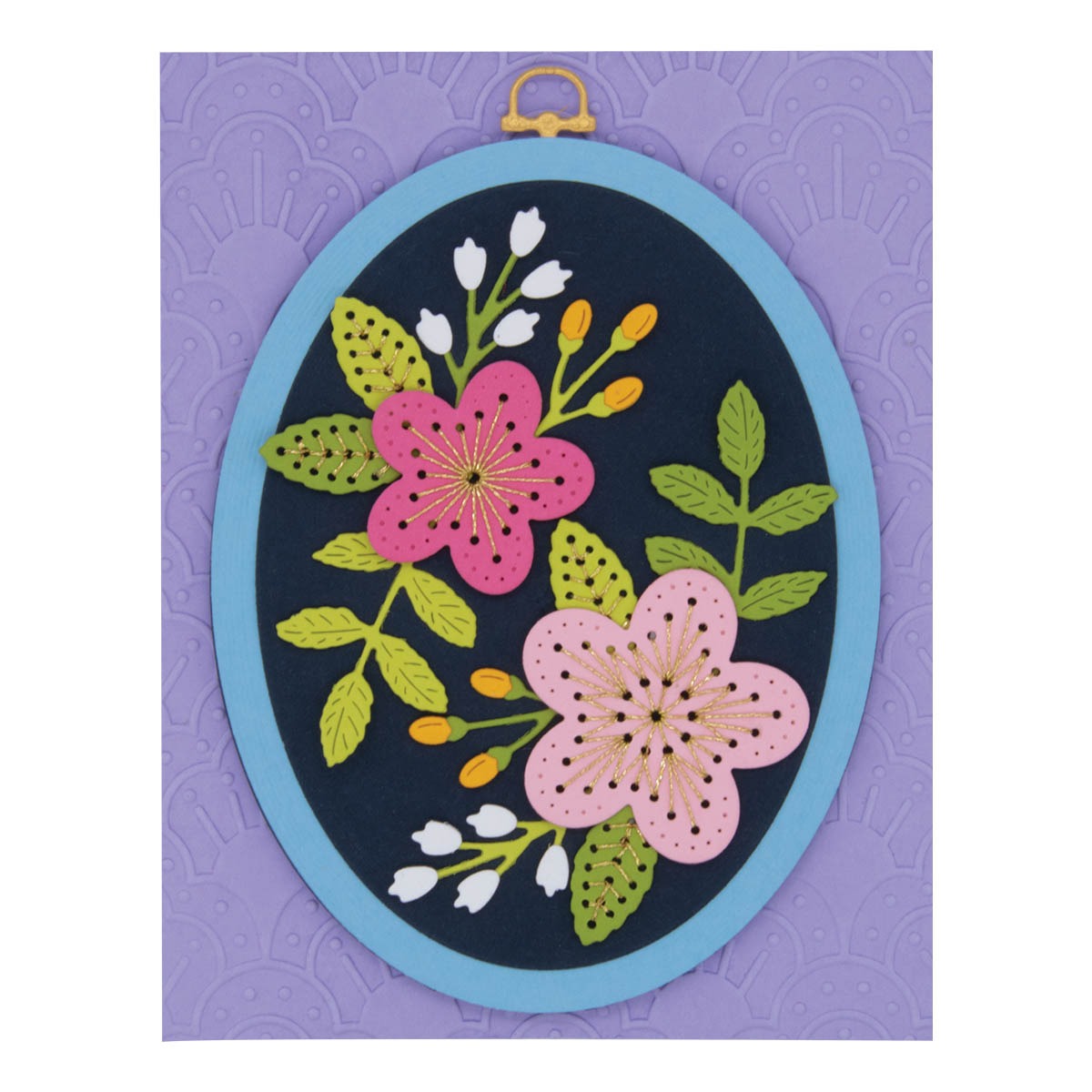 April 2024 Stitching Die of the Month Preview & Tutorials – Stitched Wall Hanging