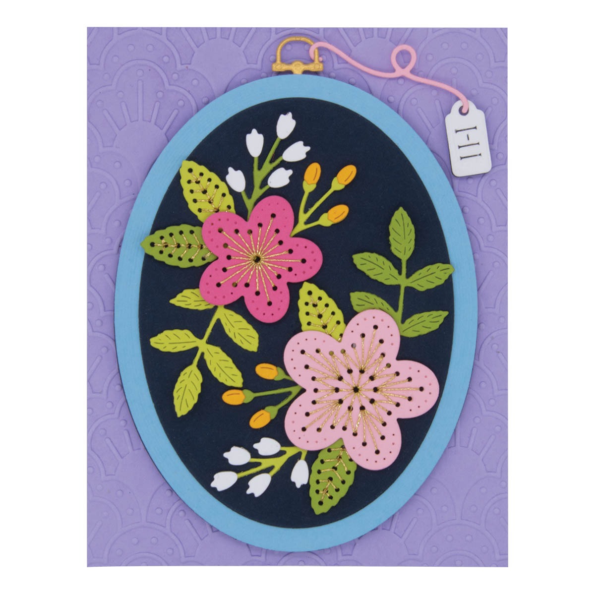 April 2024 Stitching Die of the Month Preview & Tutorials – Stitched Wall Hanging