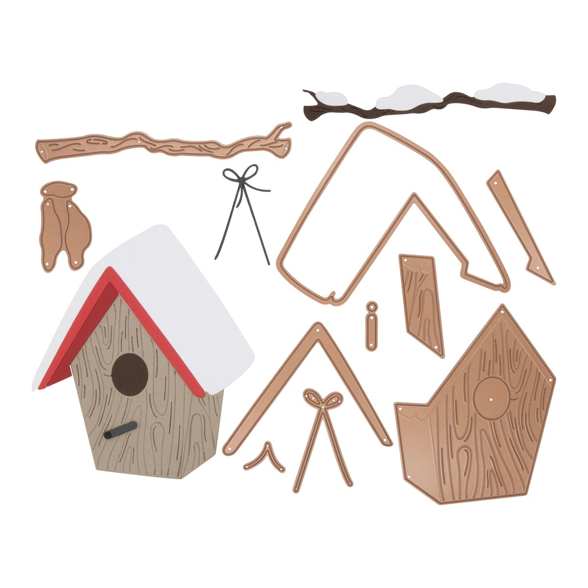 July 2024 Large Die of the Month Preview & Tutorials – Snowcapped Holidays