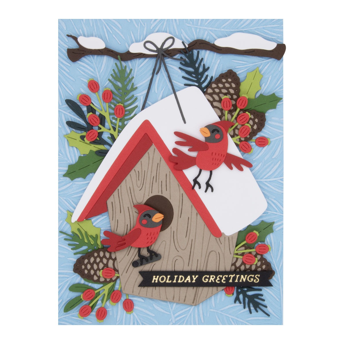 July 2024 Large Die of the Month Preview & Tutorials – Snowcapped Holidays