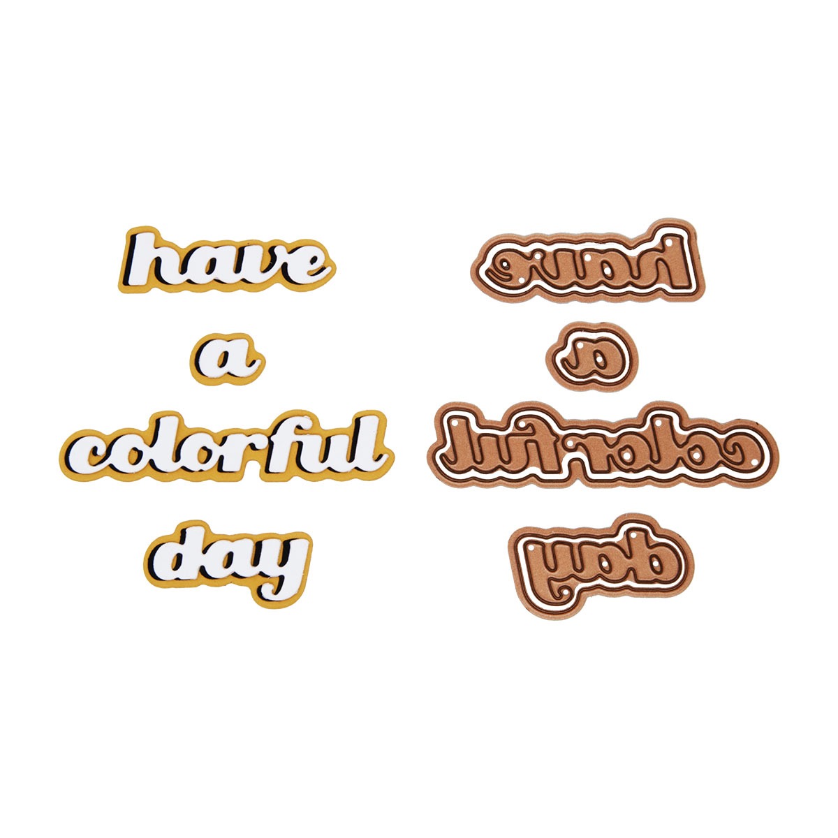 August 2024 Small Die of the Month Preview & Tutorials – Colorful Expressions Sentiments