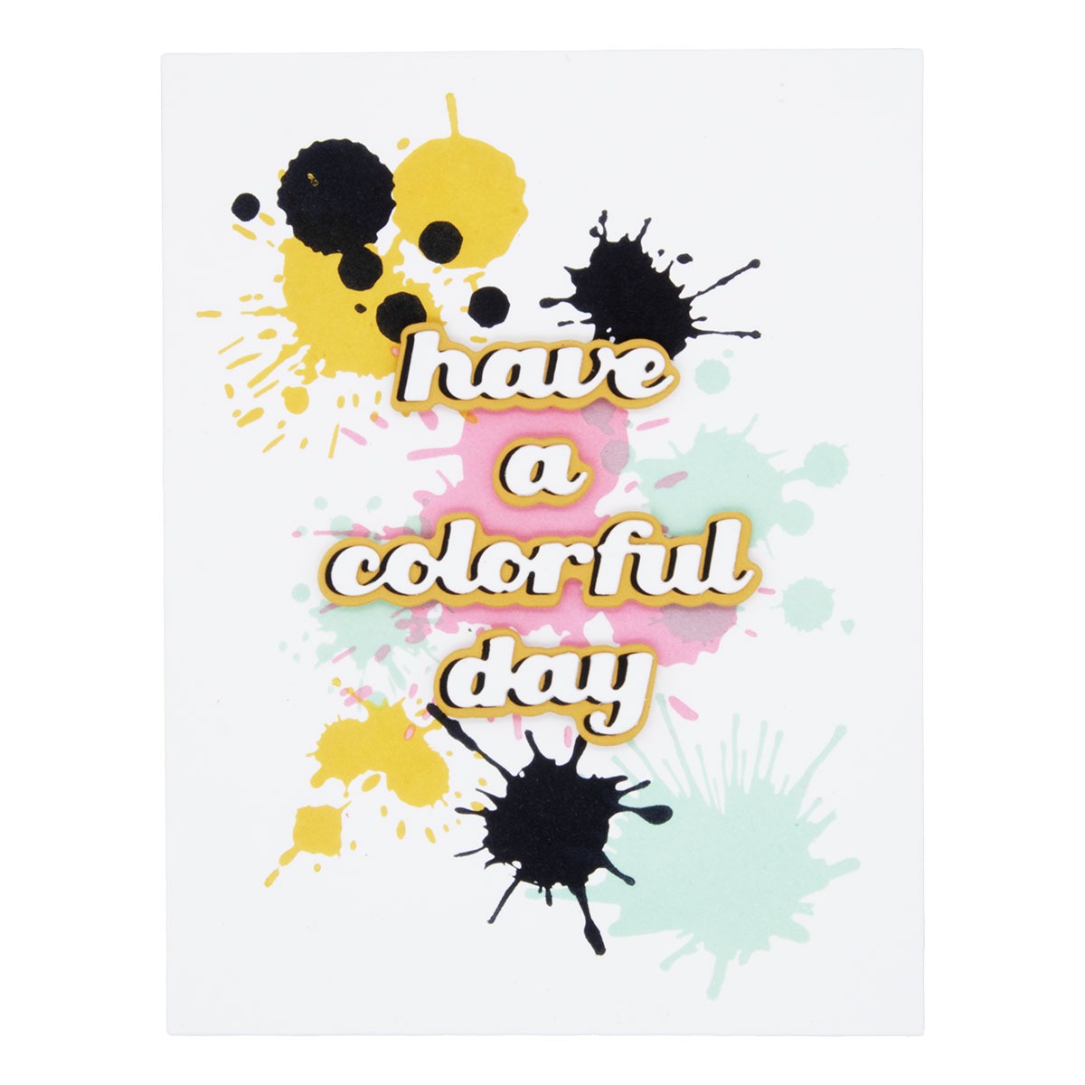 August 2024 Small Die of the Month Preview & Tutorials – Colorful Expressions Sentiments