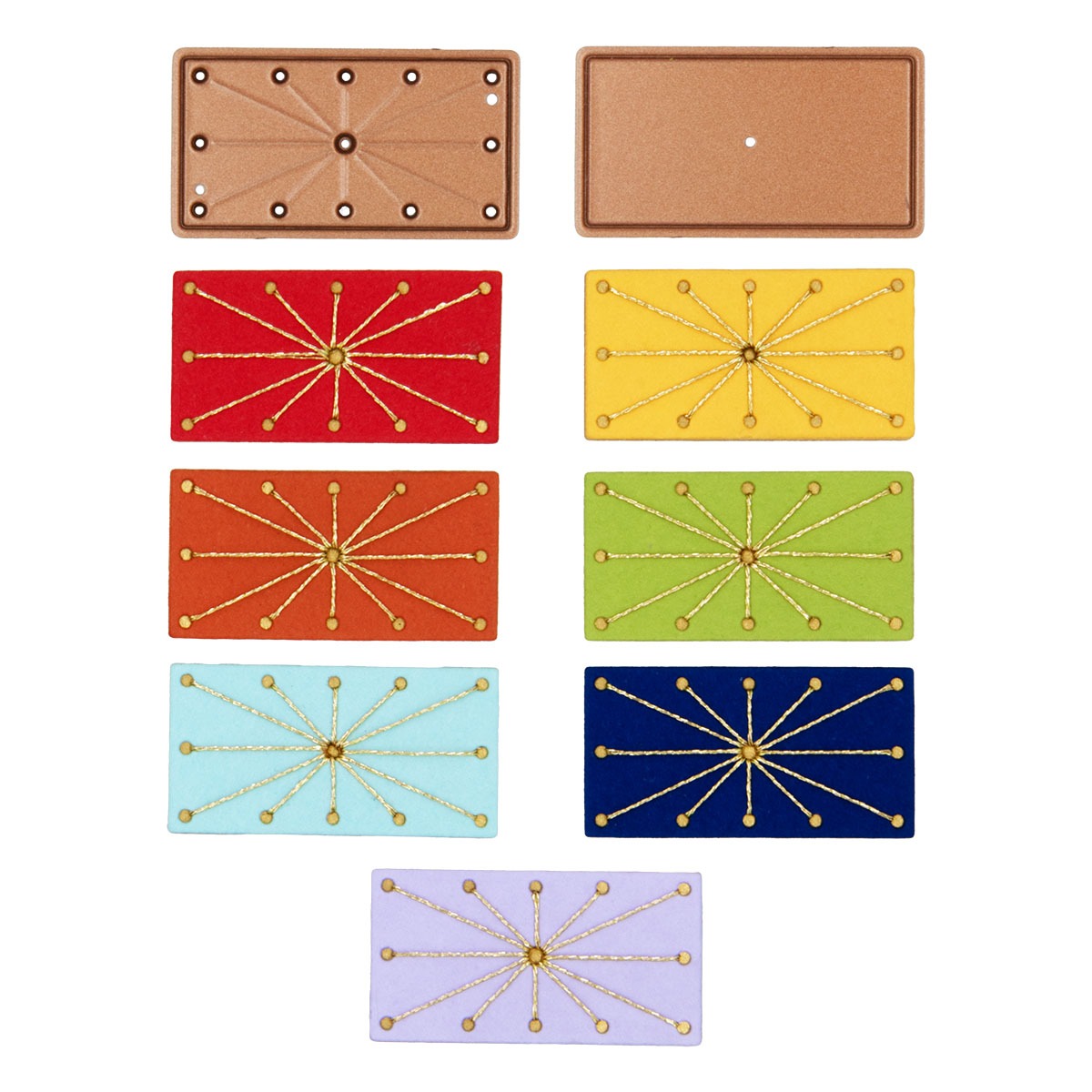 August 2024 Stitching Die of the Month Preview & Tutorials – Stitched Colorful Palette