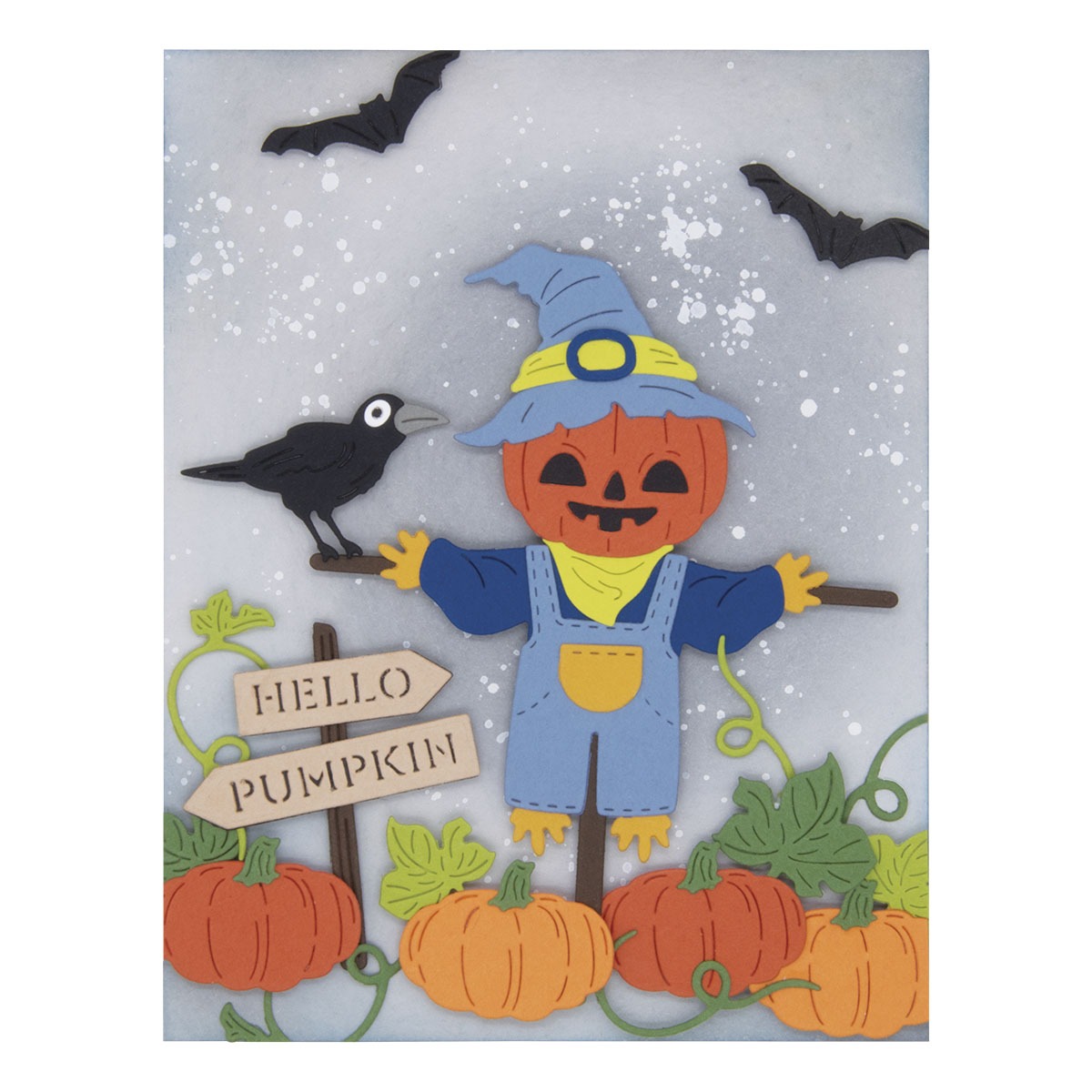 September 2024 Small Die of the Month Preview & Tutorials – Autumn Scare Crow