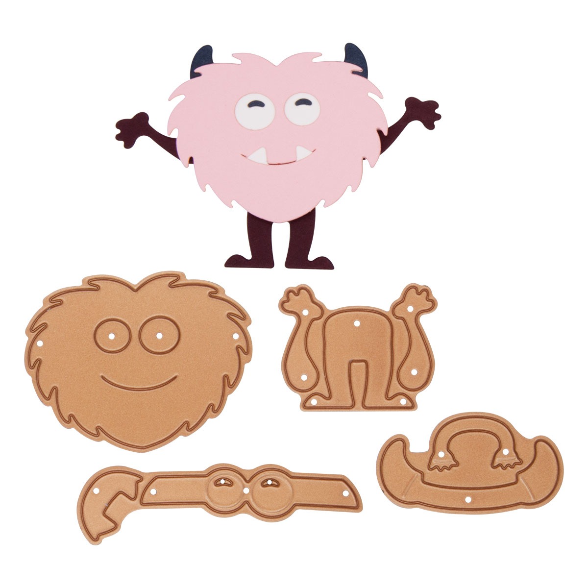 December 2024 Large Die of the Month Preview & Tutorials – Monster Love Pop