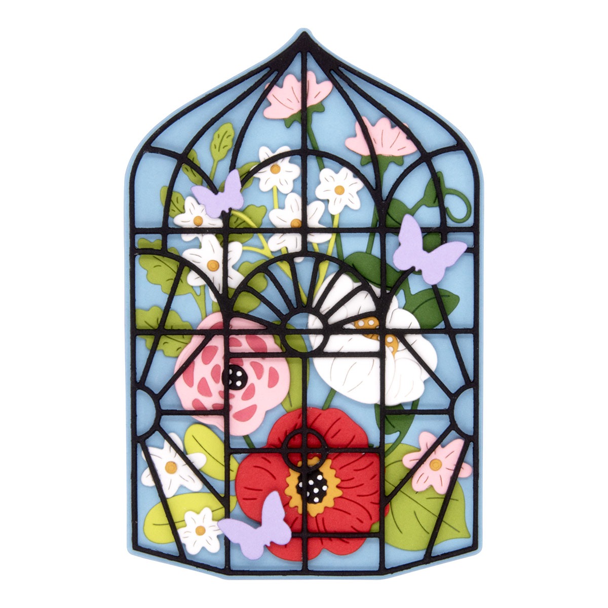 January 2025 Large Die of the Month Preview & Tutorials &ndash; Botanical Atrium