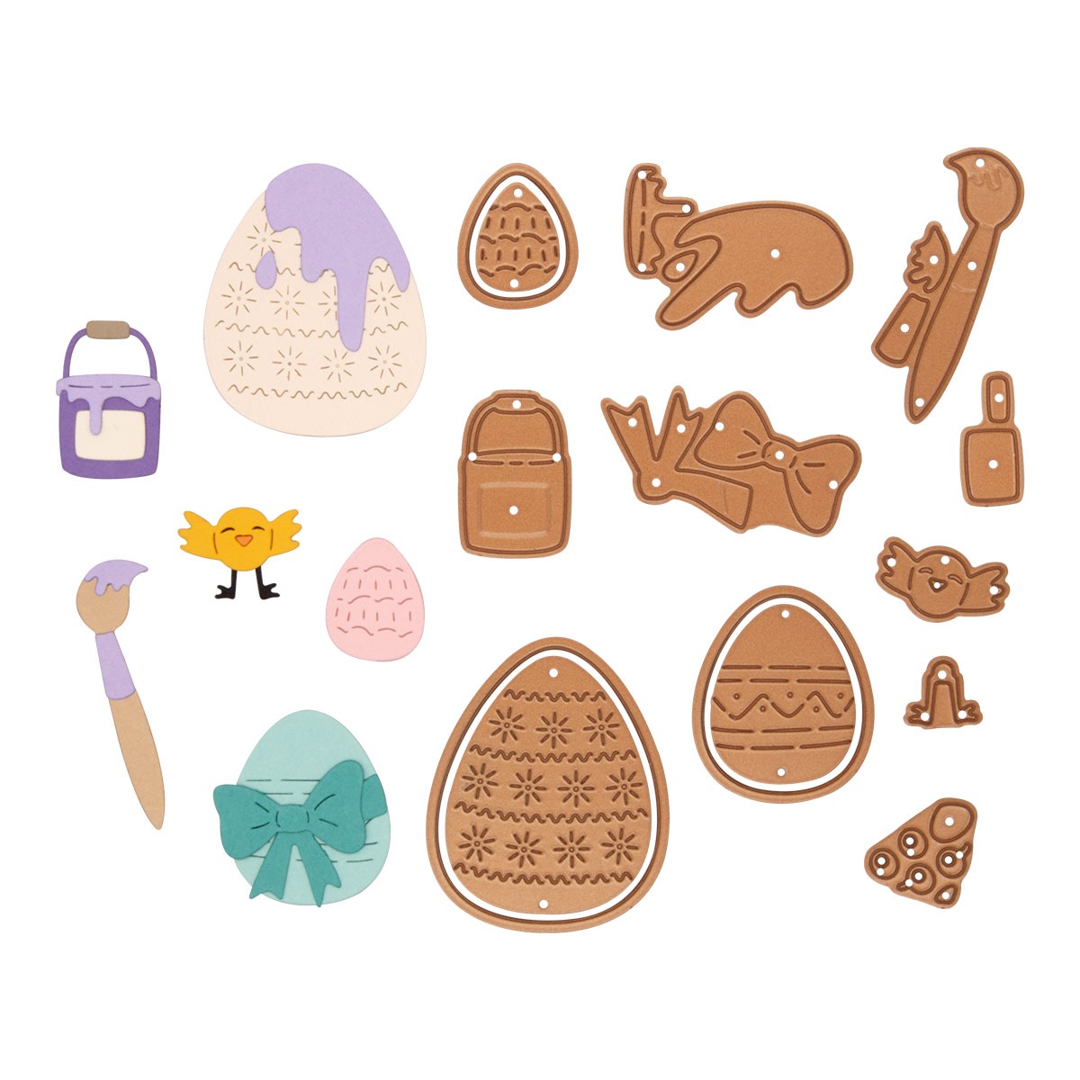 February 2025 Large Die of the Month Preview & Tutorials – Dancin' Hoppy Bunnies Everywhere