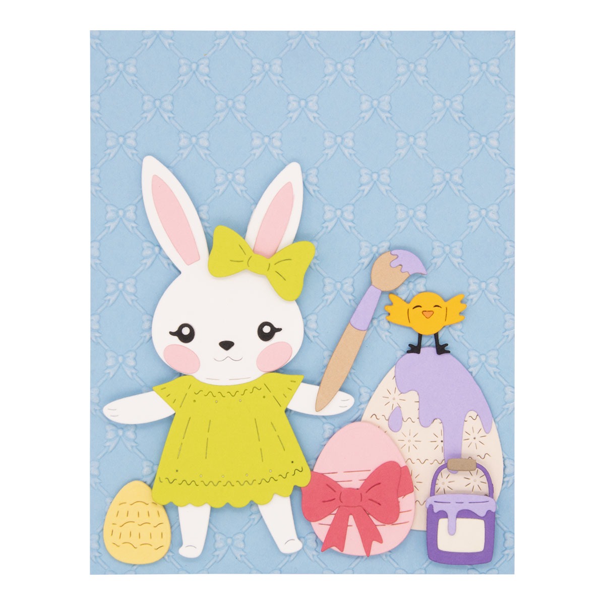 February 2025 Large Die of the Month Preview & Tutorials – Dancin' Hoppy Bunnies Everywhere