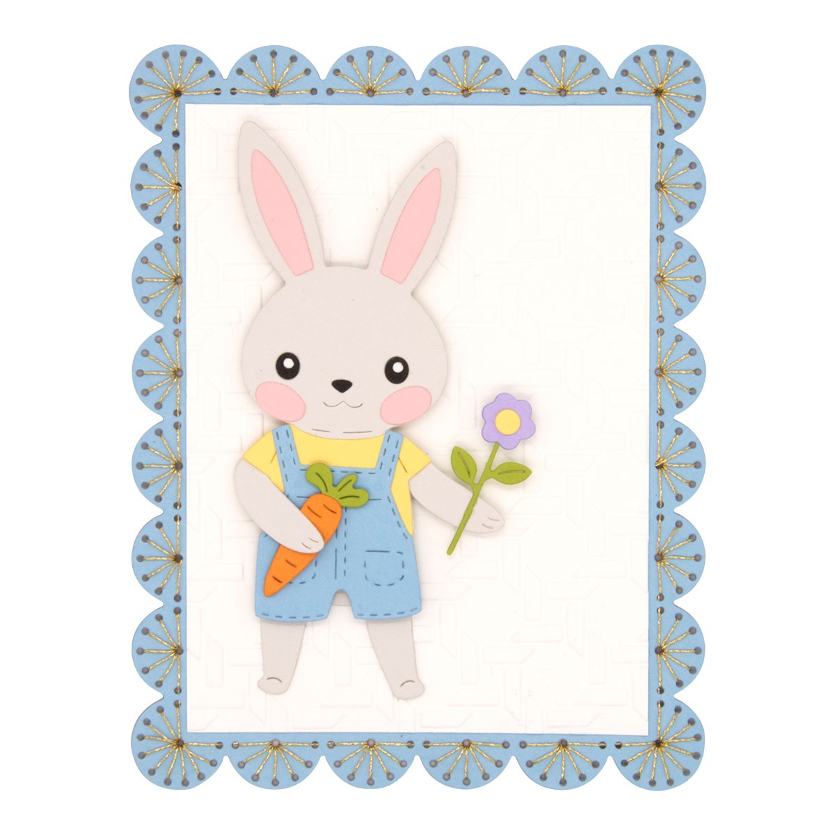 February 2025 Stitching Die of the Month Preview & Tutorials – Stitched Scallop Card Front & Tag