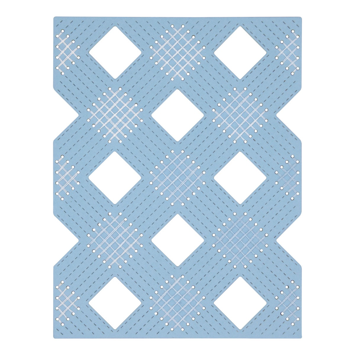 March 2025 Stitching Die of the Month Preview & Tutorials – Diamond Knit