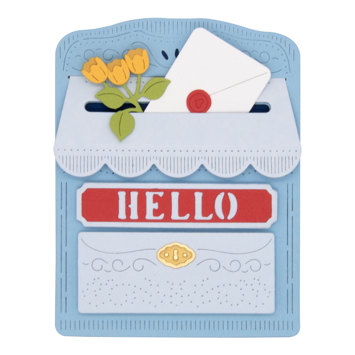 April 2025 Large Die of the Month Preview & Tutorials – Lock & Key Mailbox