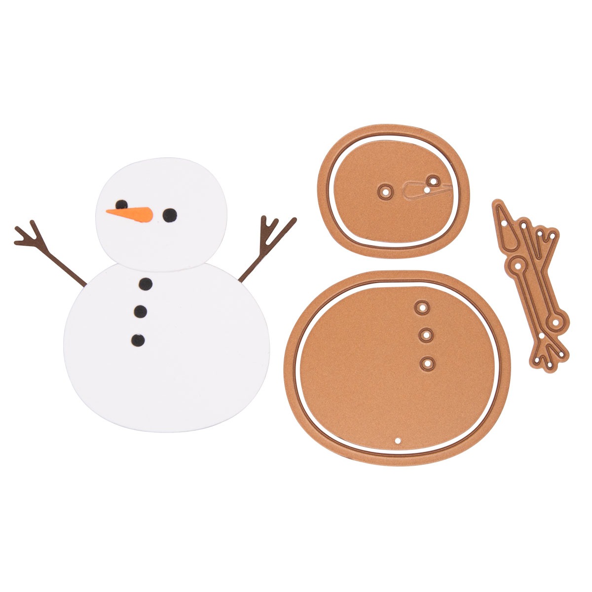 October 2025 Small Die of the Month Preview & Tutorials – Snow Day Friends