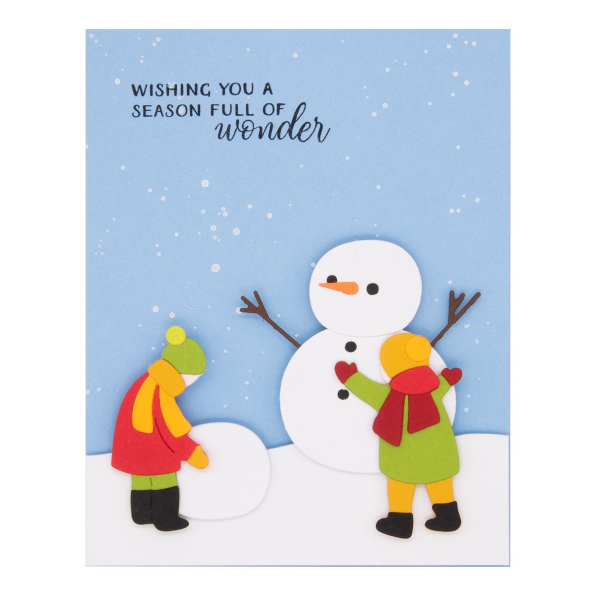 October 2025 Small Die of the Month Preview & Tutorials – Snow Day Friends