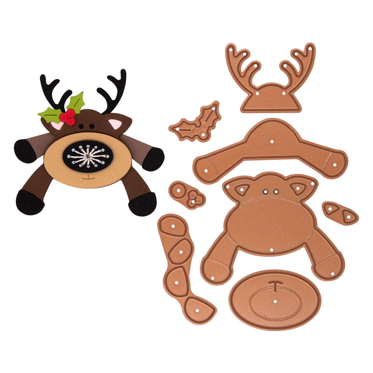 October 2025 Stitching Die of the Month Preview & Tutorials – Peppermint Prancer