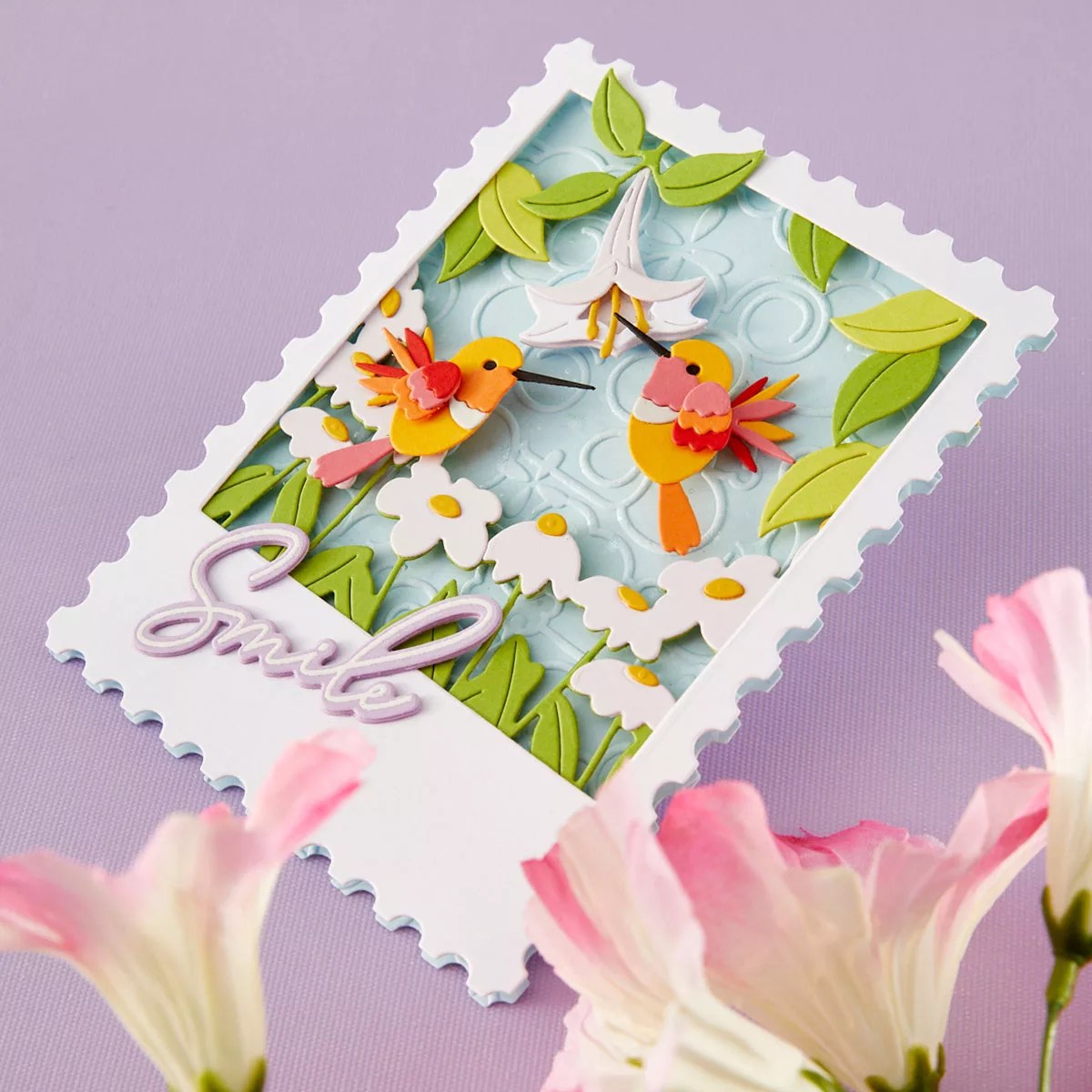 January 2026 Large Die of the Month Preview & Tutorials – Hummingbirds Delight