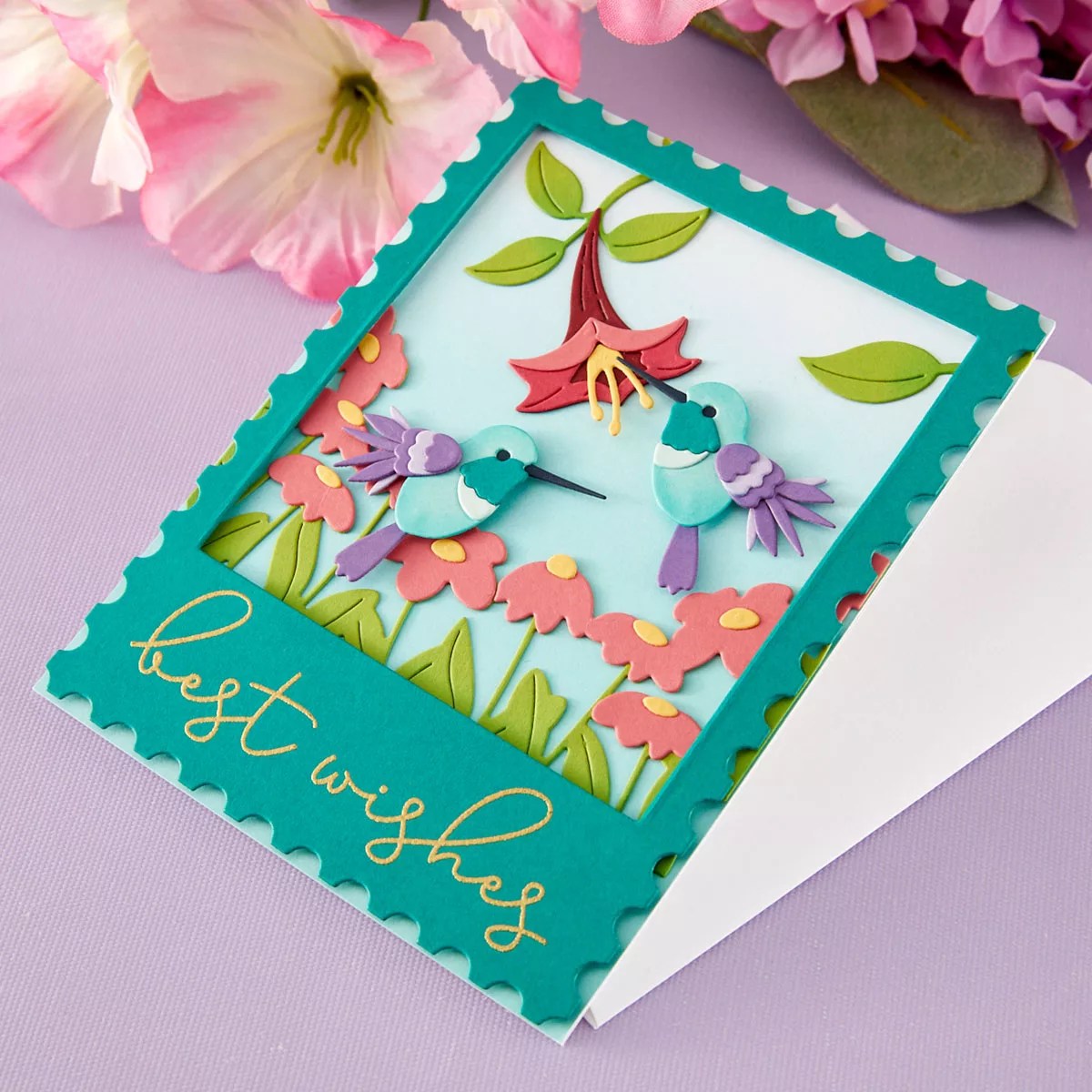January 2026 Large Die of the Month Preview & Tutorials – Hummingbirds Delight