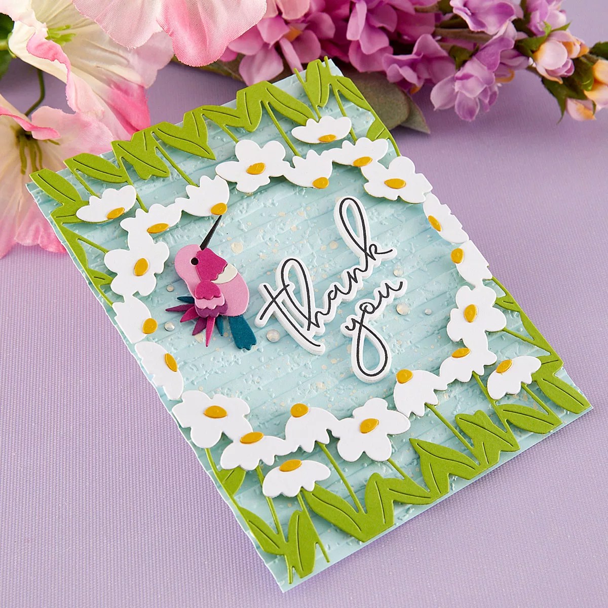 January 2026 Large Die of the Month Preview & Tutorials – Hummingbirds Delight