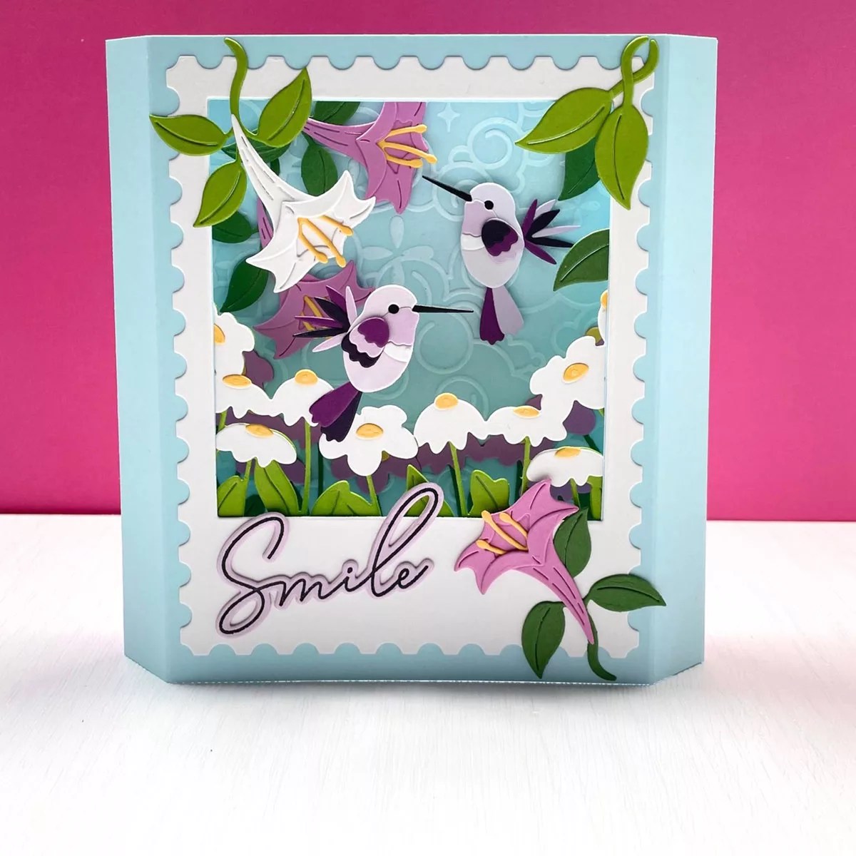 January 2026 Large Die of the Month Preview & Tutorials – Hummingbirds Delight