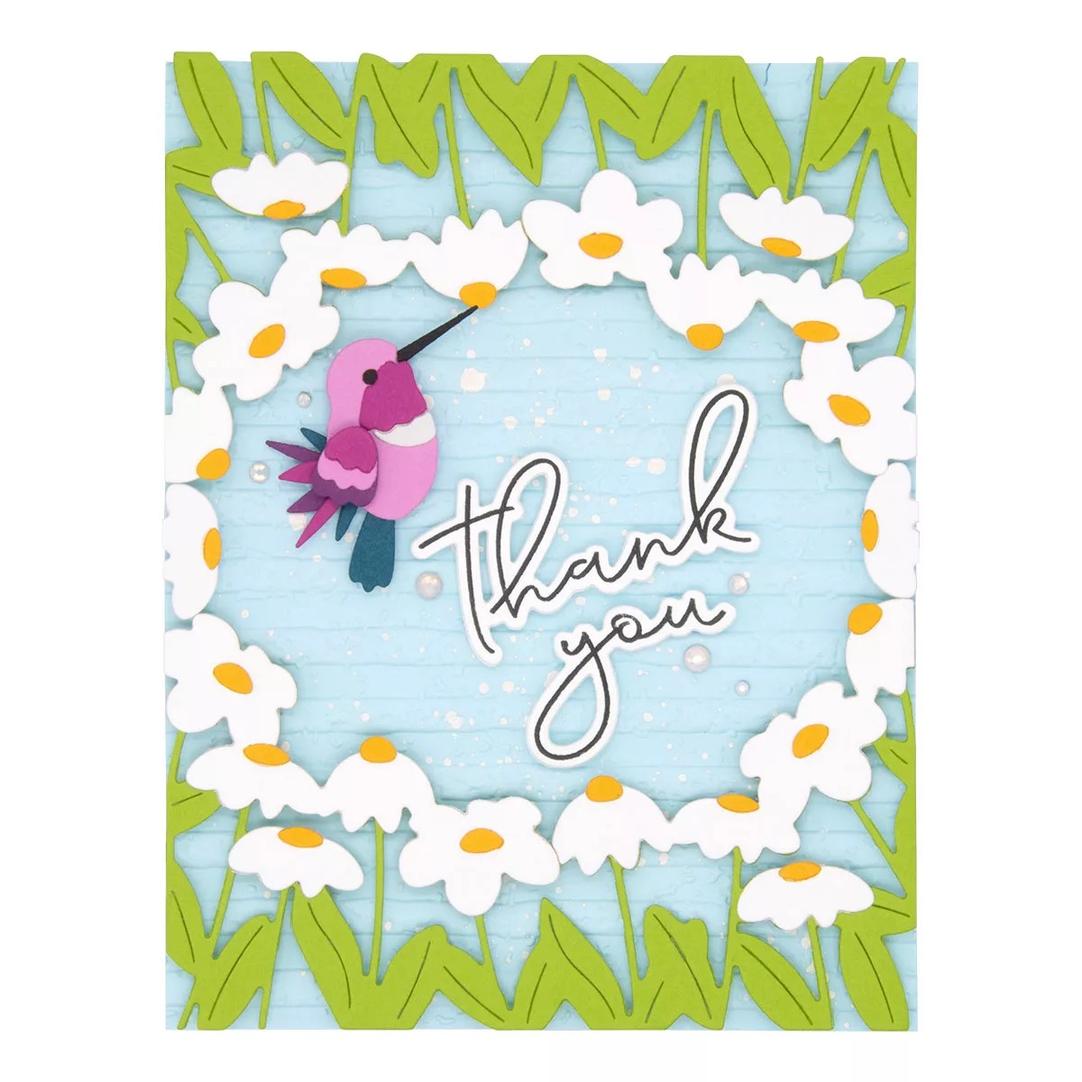 January 2026 Large Die of the Month Preview & Tutorials – Hummingbirds Delight