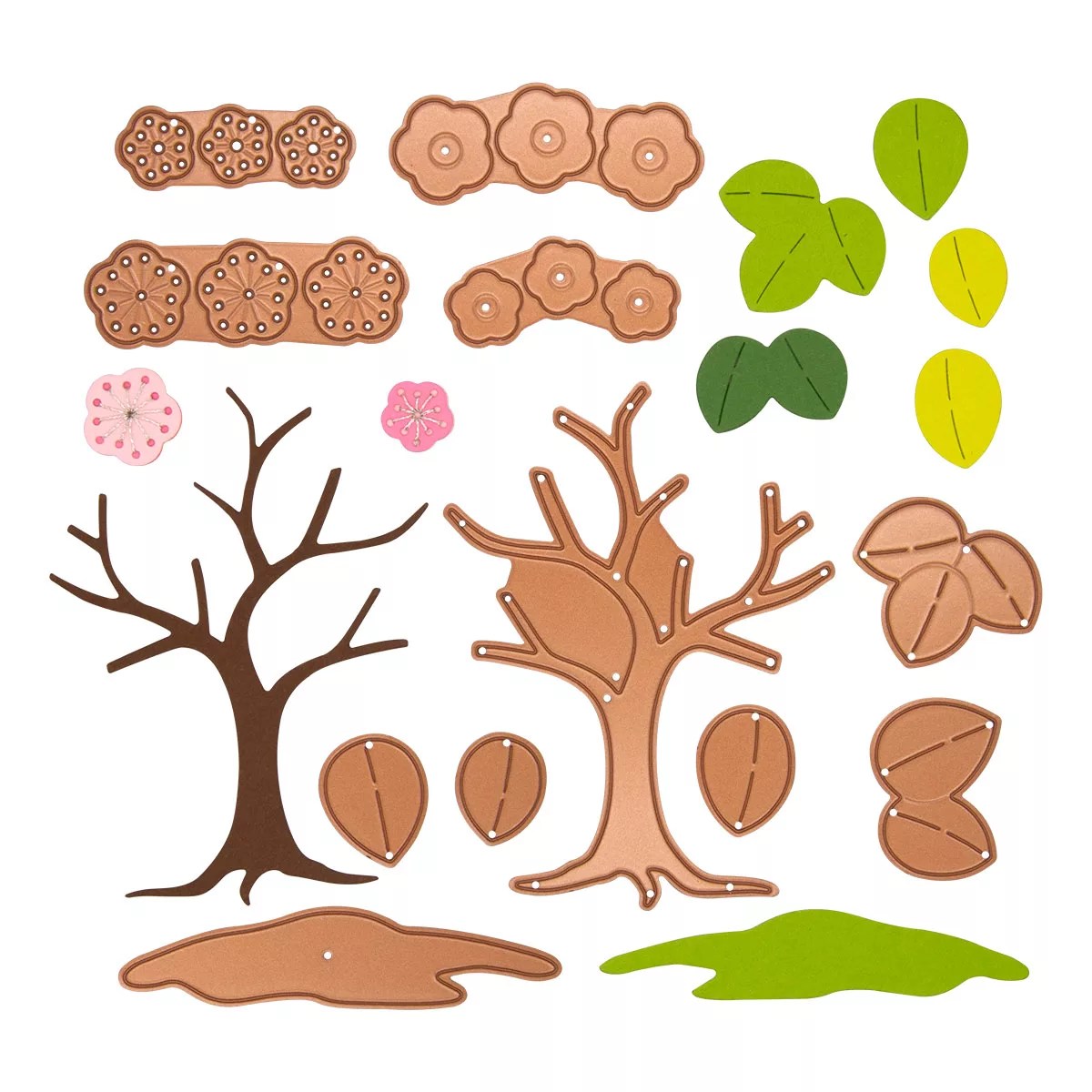 February 2026 Stitching Die of the Month Preview & Tutorials – Spring Stitched Tree