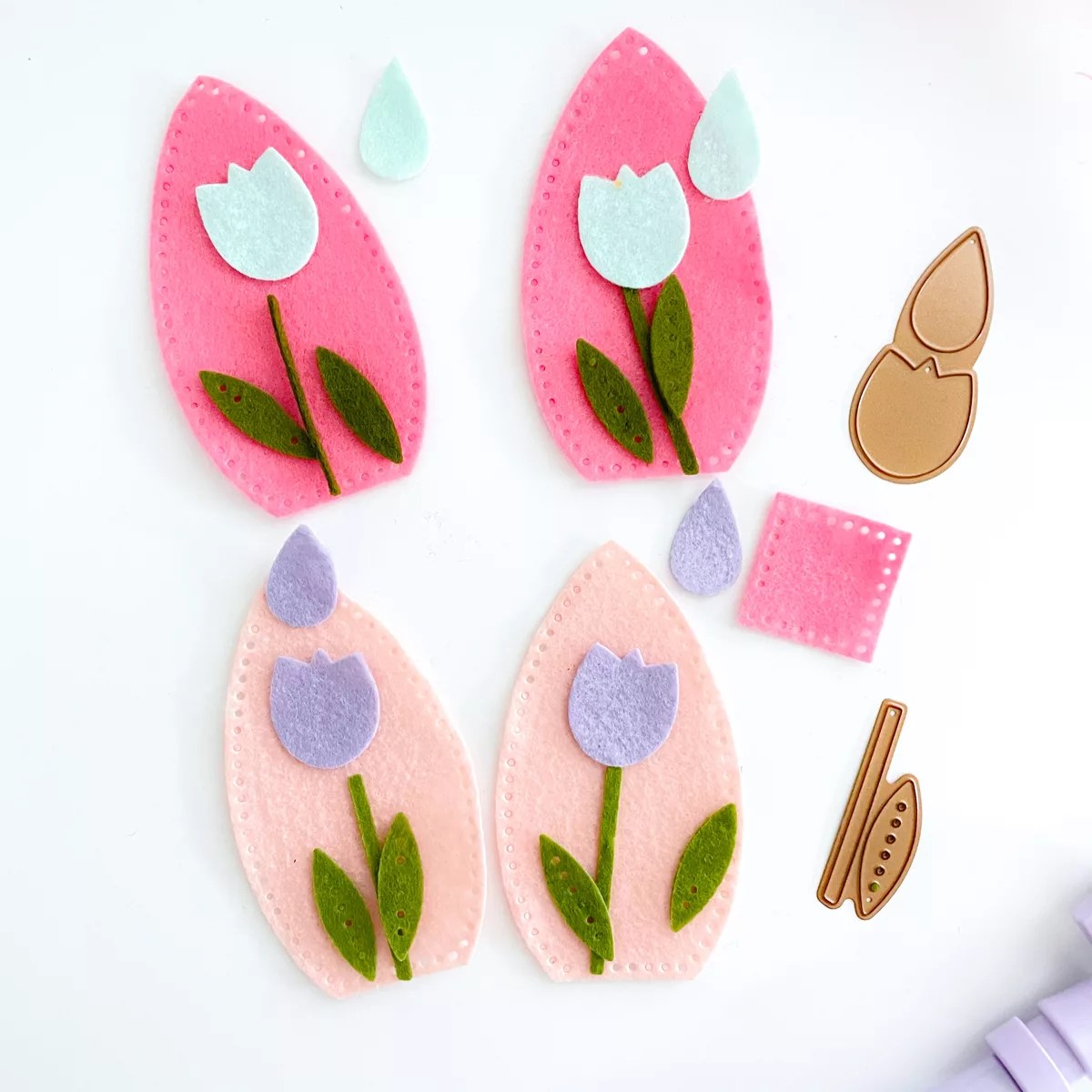 Stitched with Love: Whimsical 3D Floral Easter Eggs Tutorial, S5-752, FS-004, FS-003