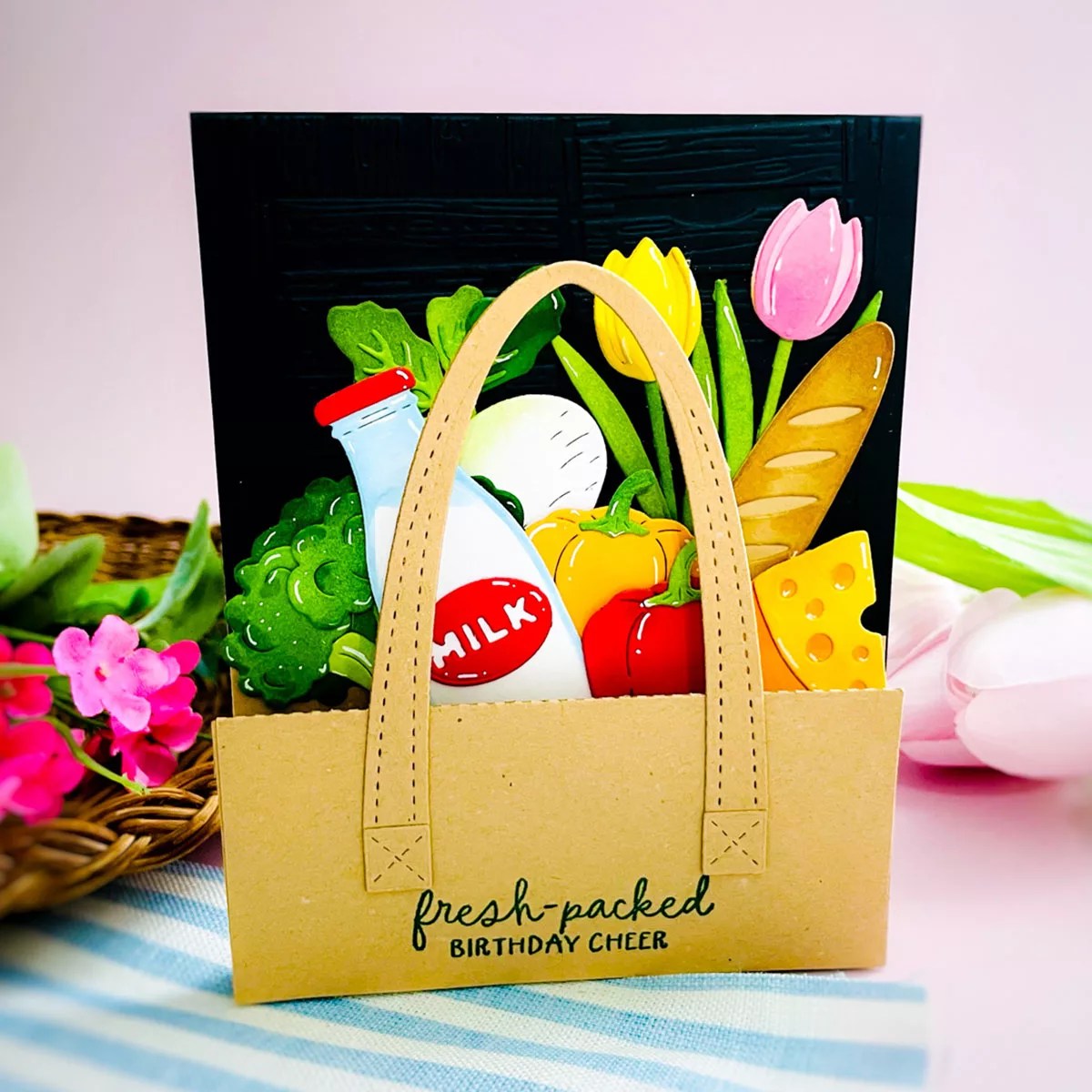 April 2026 Large Die of the Month Preview & Tutorials – Market Tote