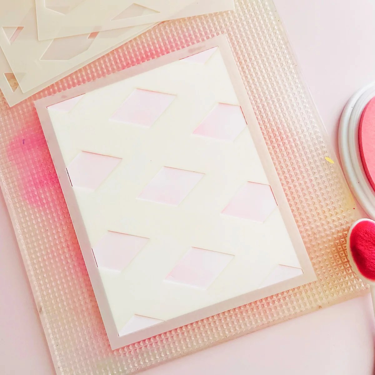 Master the Board: Layering Harlequin Stencils and 3D Embossing, E3D-175, STN-073, S4-1534