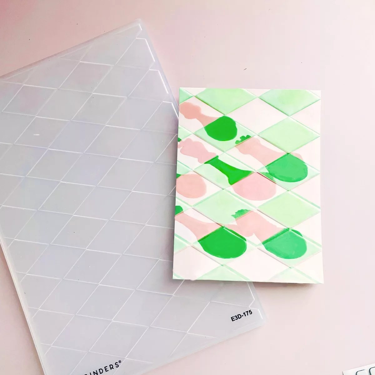 Master the Board: Layering Harlequin Stencils and 3D Embossing, E3D-175, STN-073, S4-1534