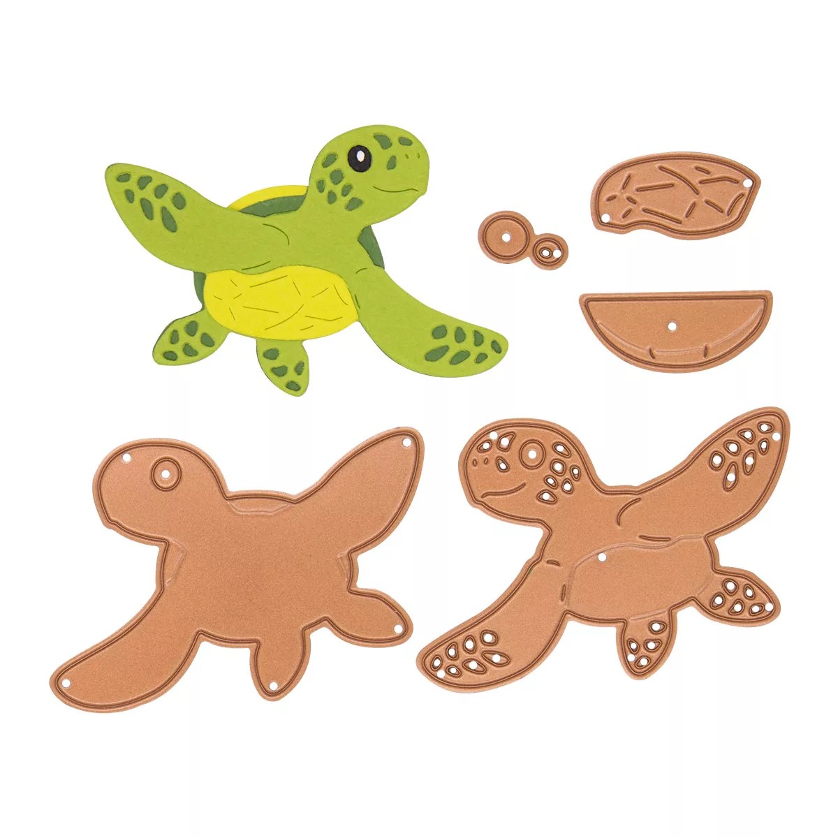 June 2026 Small Die of the Month Preview & Tutorials &ndash; Mahalo Sea Turtle