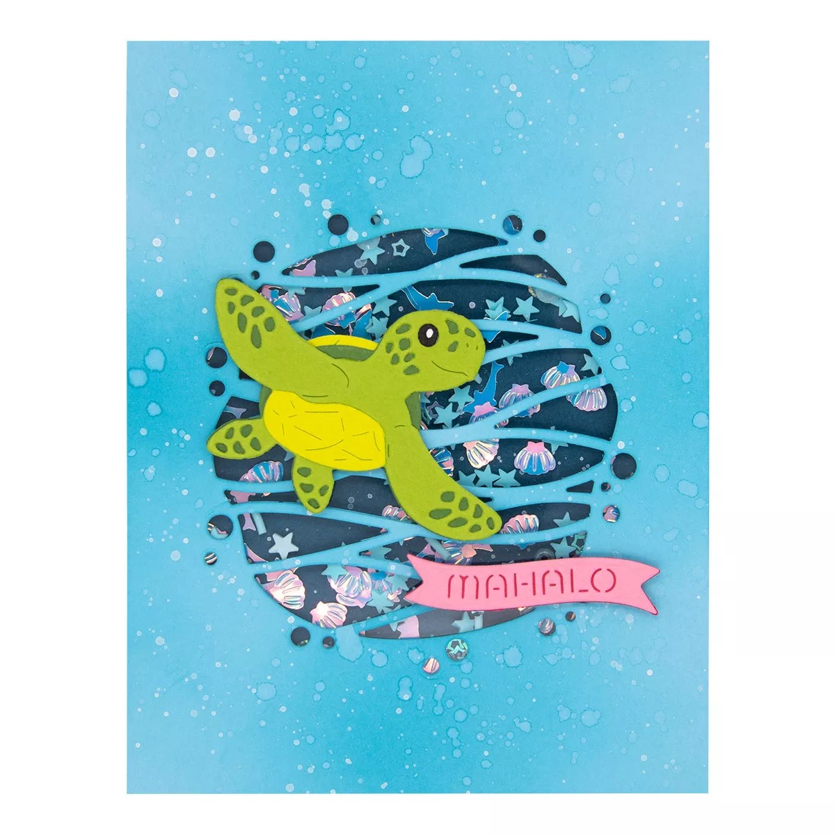 June 2026 Small Die of the Month Preview & Tutorials &ndash; Mahalo Sea Turtle
