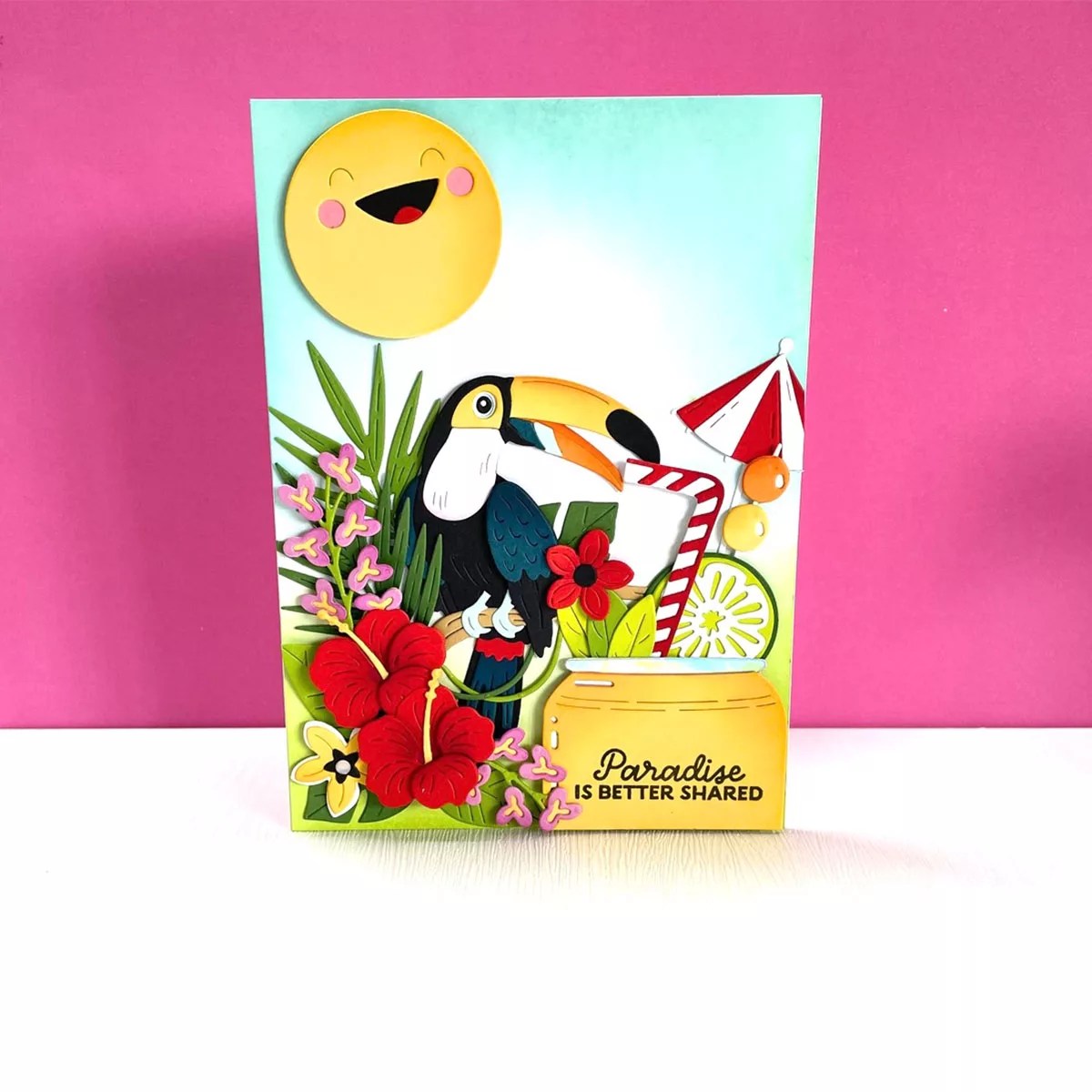 June 2026 Large Die of the Month Preview & Tutorials &ndash; Tropical Blooms