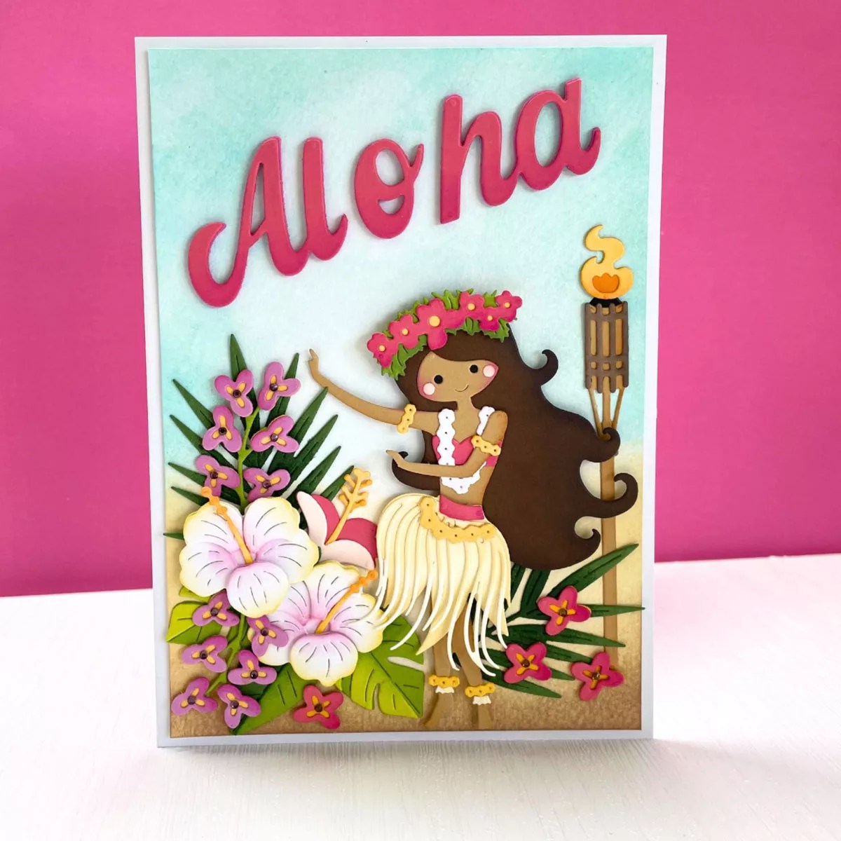 June 2026 Large Die of the Month Preview & Tutorials &ndash; Tropical Blooms