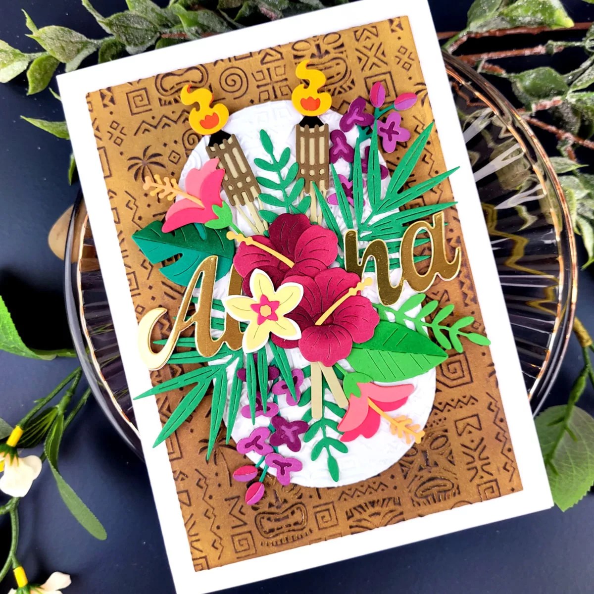 June 2026 Large Die of the Month Preview & Tutorials &ndash; Tropical Blooms
