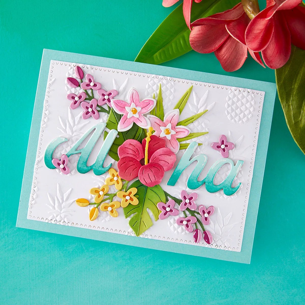 June 2026 Large Die of the Month Preview & Tutorials &ndash; Tropical Blooms