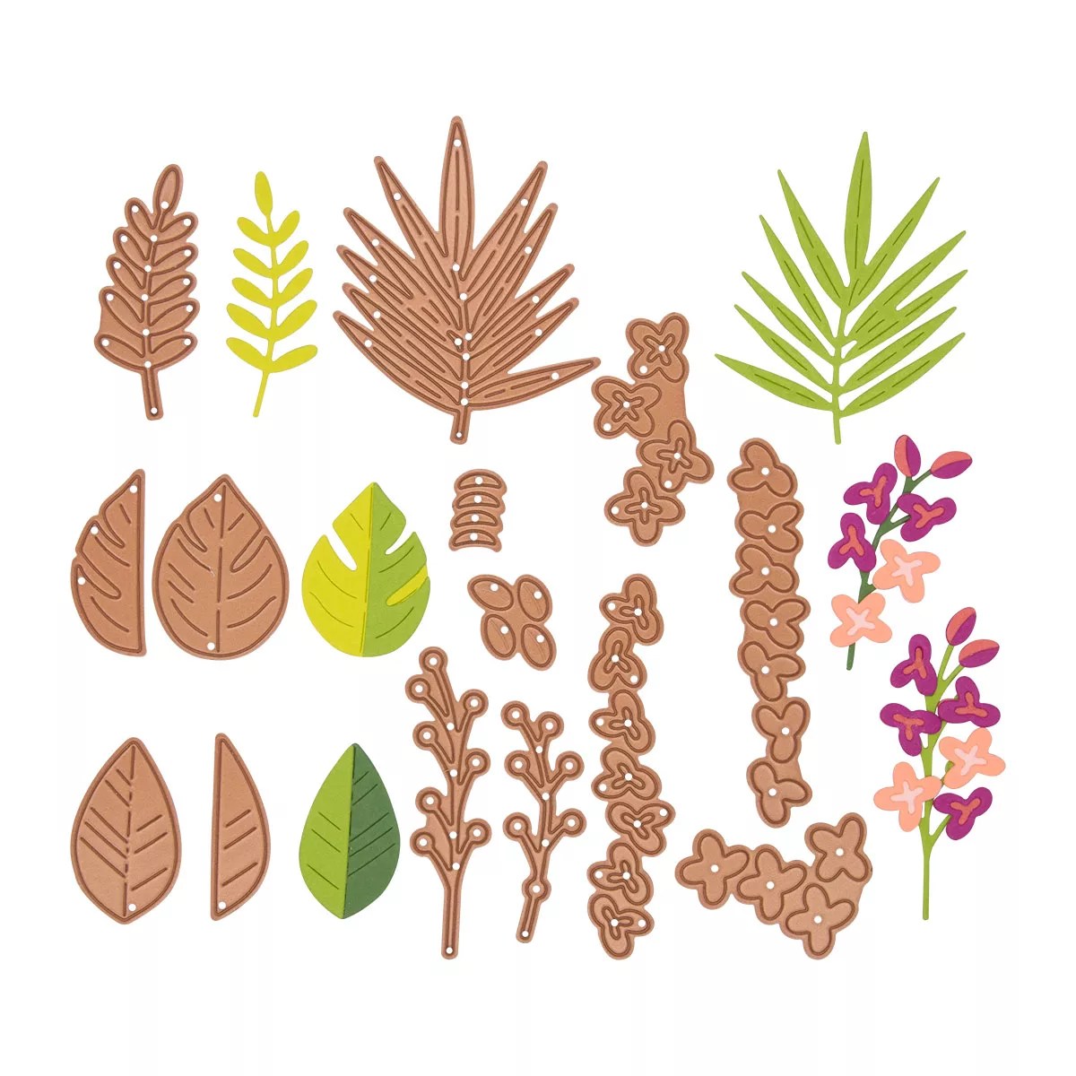 June 2026 Large Die of the Month Preview & Tutorials &ndash; Tropical Blooms