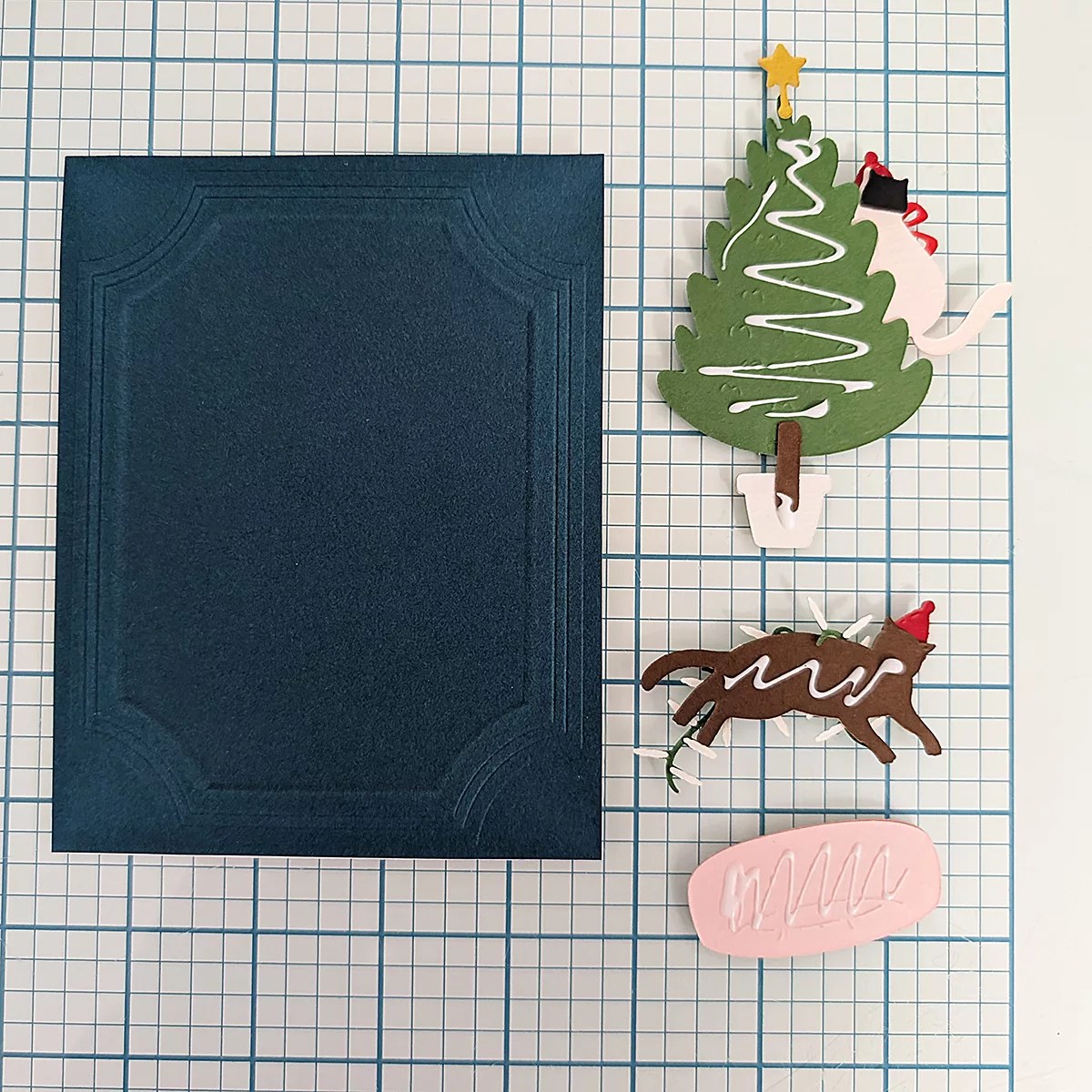 Naughty Christmas Cats Diecutting & Hot Foiling Tutorial, S4-1546, S4-1547, S5-761, E3D-179, BP-375