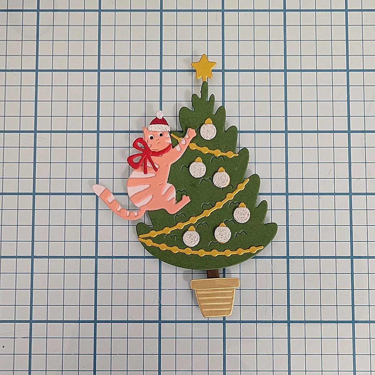 Naughty Christmas Cats Diecutting & Hot Foiling Tutorial, S4-1546, S4-1547, S5-761, E3D-179, BP-375