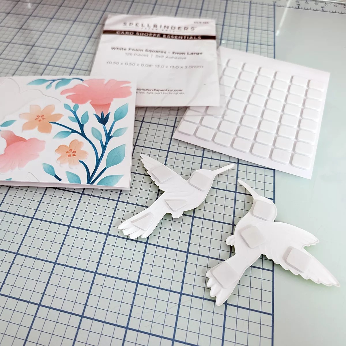 Ink Blending & 3D Embossing Tutorial featuring Hummingbird Garden by Simon Hurley, E3D-181, STNB-019, S1-187